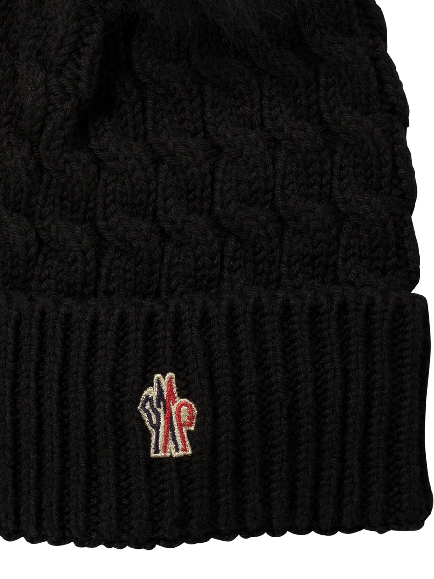 MONCLER GRENOBLE Black   Wool beanie